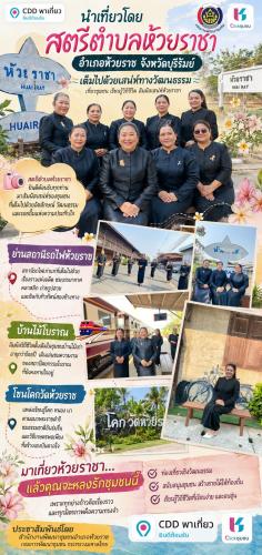 ✨ "CDD พาเที่ยว" ชวนสัมผัสเสน่ห์ชุมชนห้วยราชา เที่ยววิถีวัฒนธรรมกับสตรีตำบลห้วยราชา